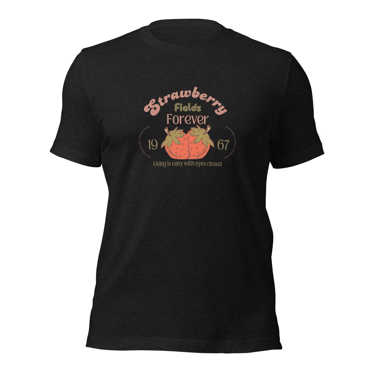 Strawberry Fields Unisex t - shirt - Bright Eye Creations