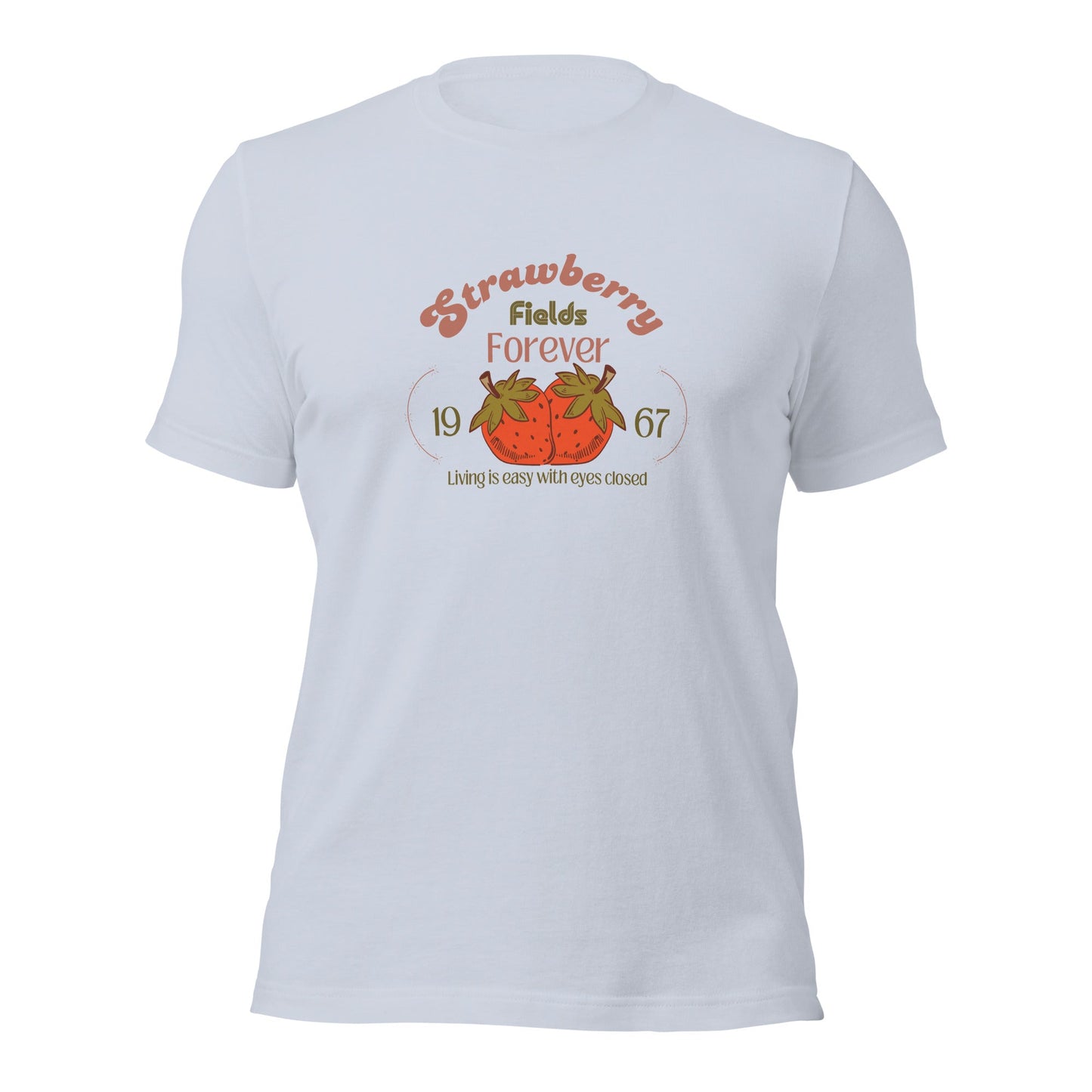 Strawberry Fields Unisex t - shirt - Bright Eye Creations