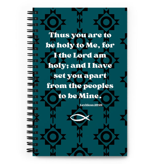 To be Holy Spiral notebook - Bright Eye Creations