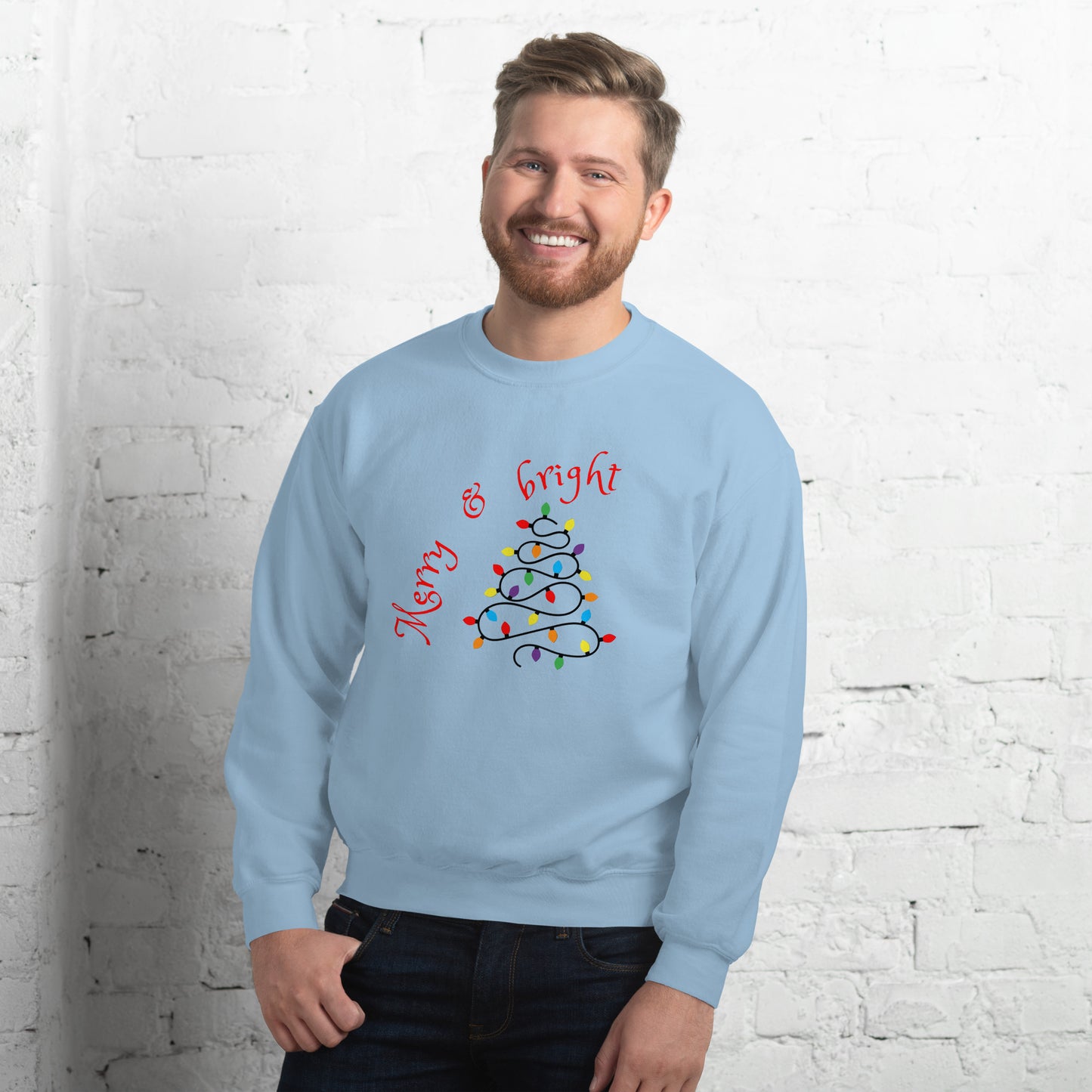 Unisex Merry and Bright Sweatshirt