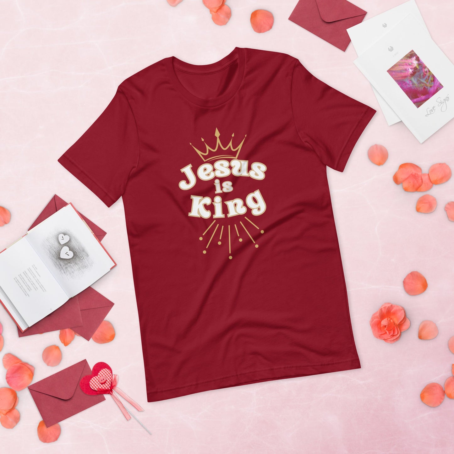 Unisex Jesus is King t-shirt - Bright Eye Creations