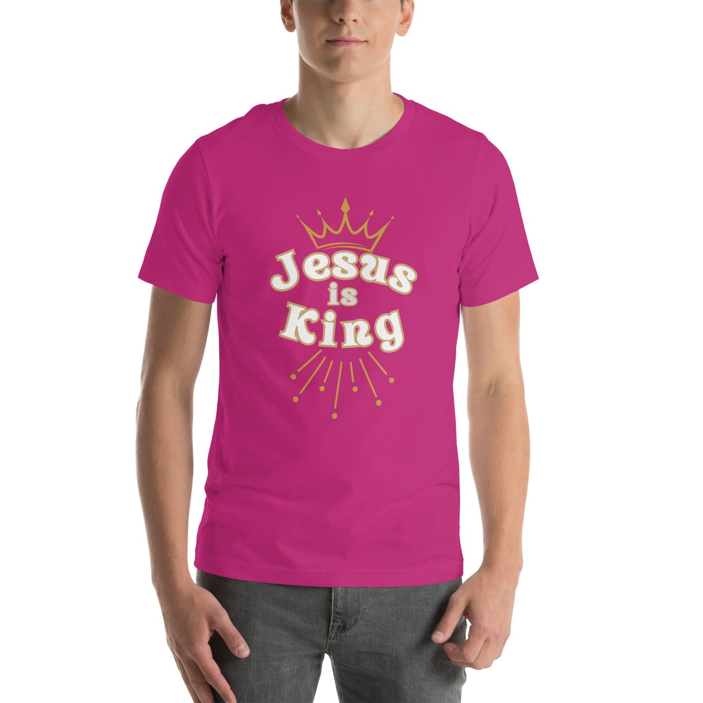 Unisex Jesus is King t-shirt - Bright Eye Creations