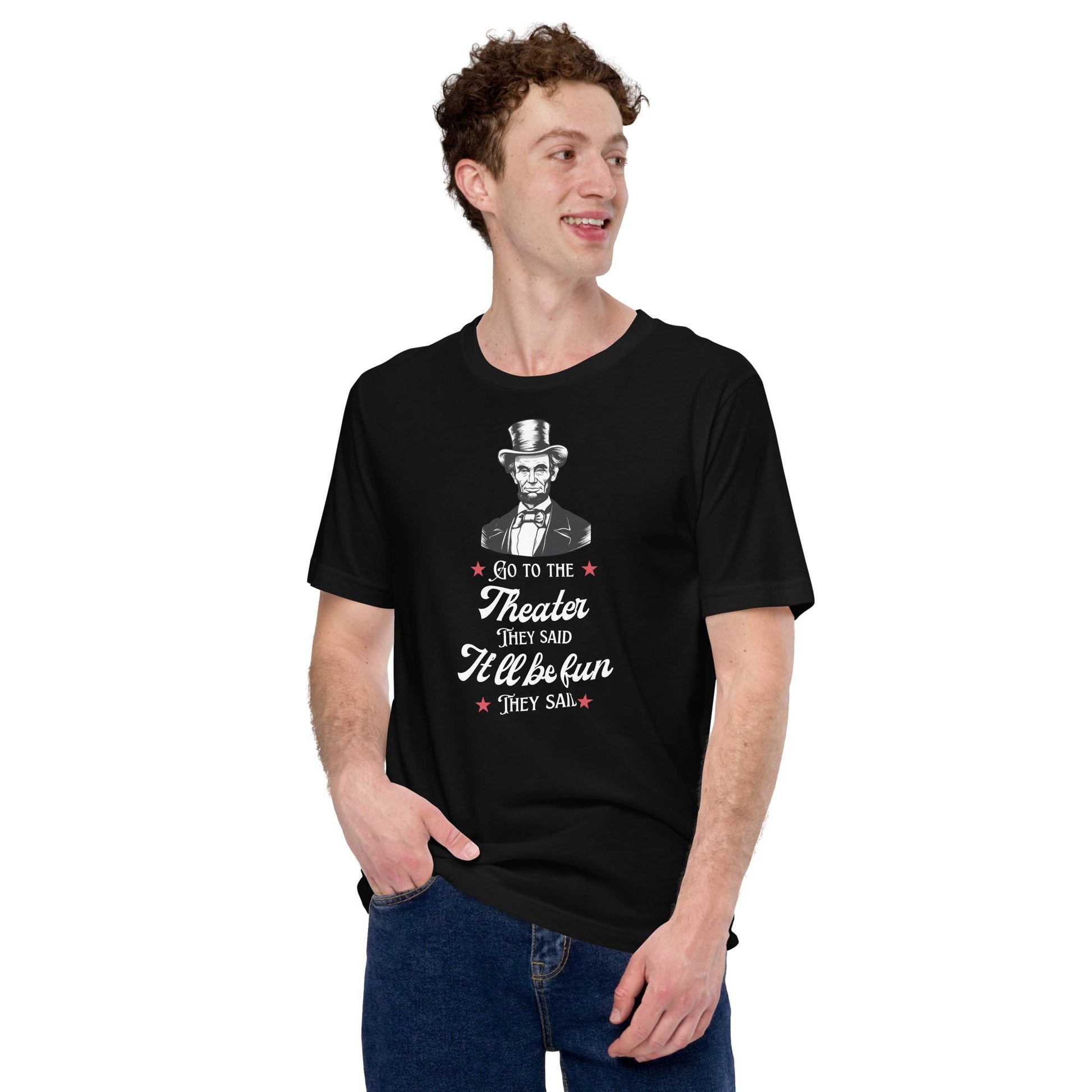 Unisex theater t-shirt - Bright Eye Creations