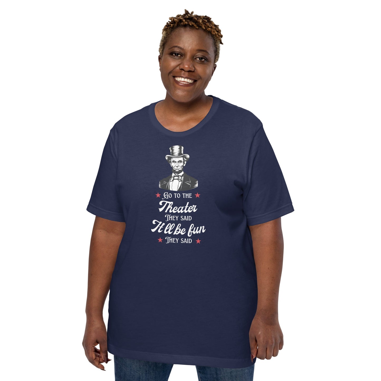 Unisex theater t-shirt - Bright Eye Creations