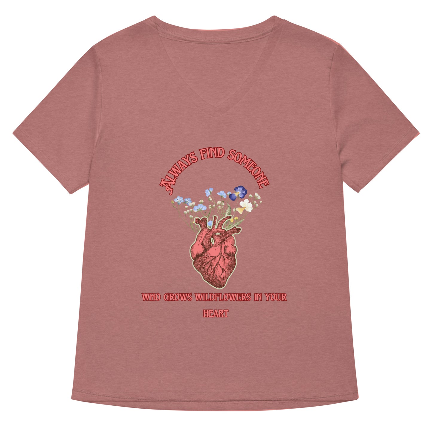 Wild Heart Women’s relaxed v-neck t-shirt