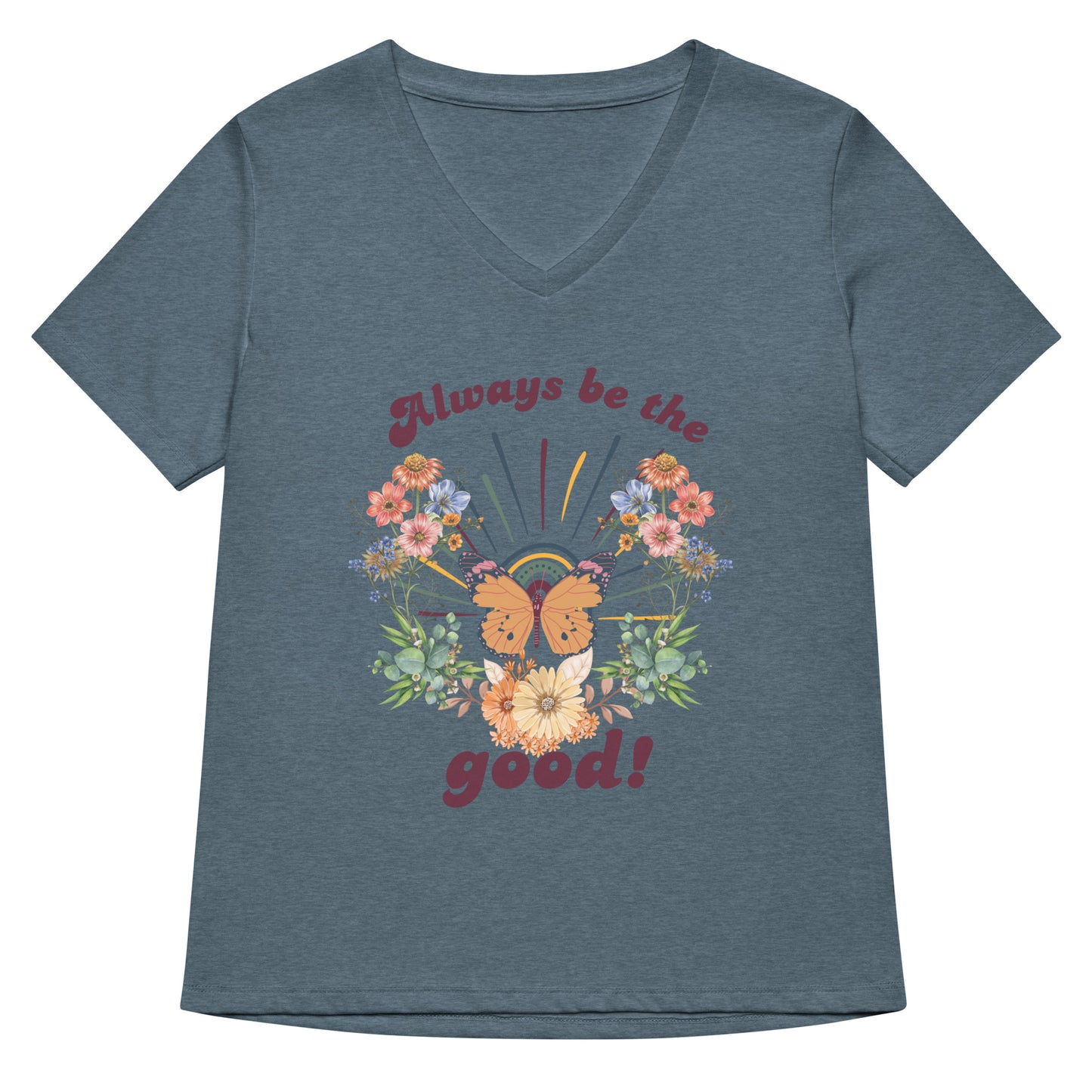 Be the Good Women’s relaxed v-neck t-shirt