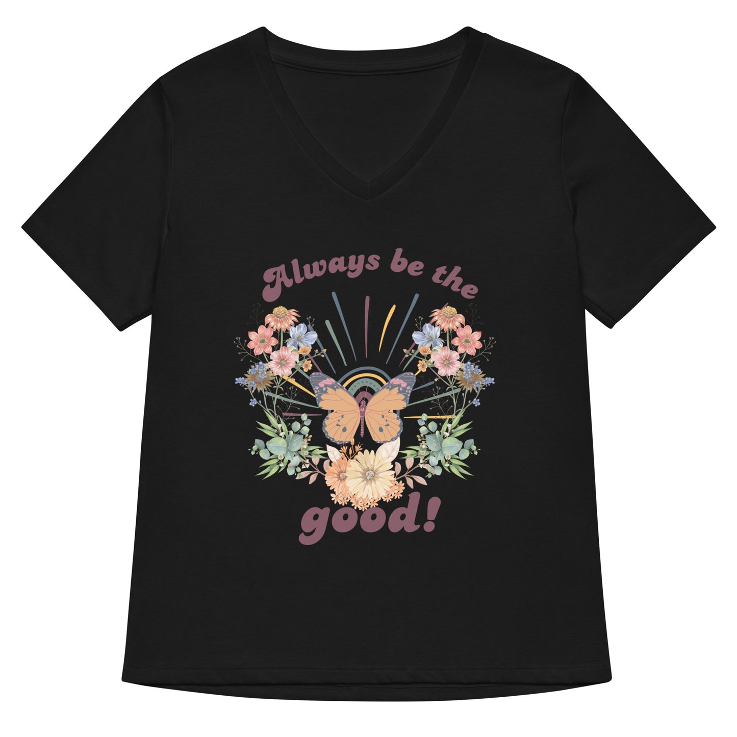 Be the Good Women’s relaxed v-neck t-shirt