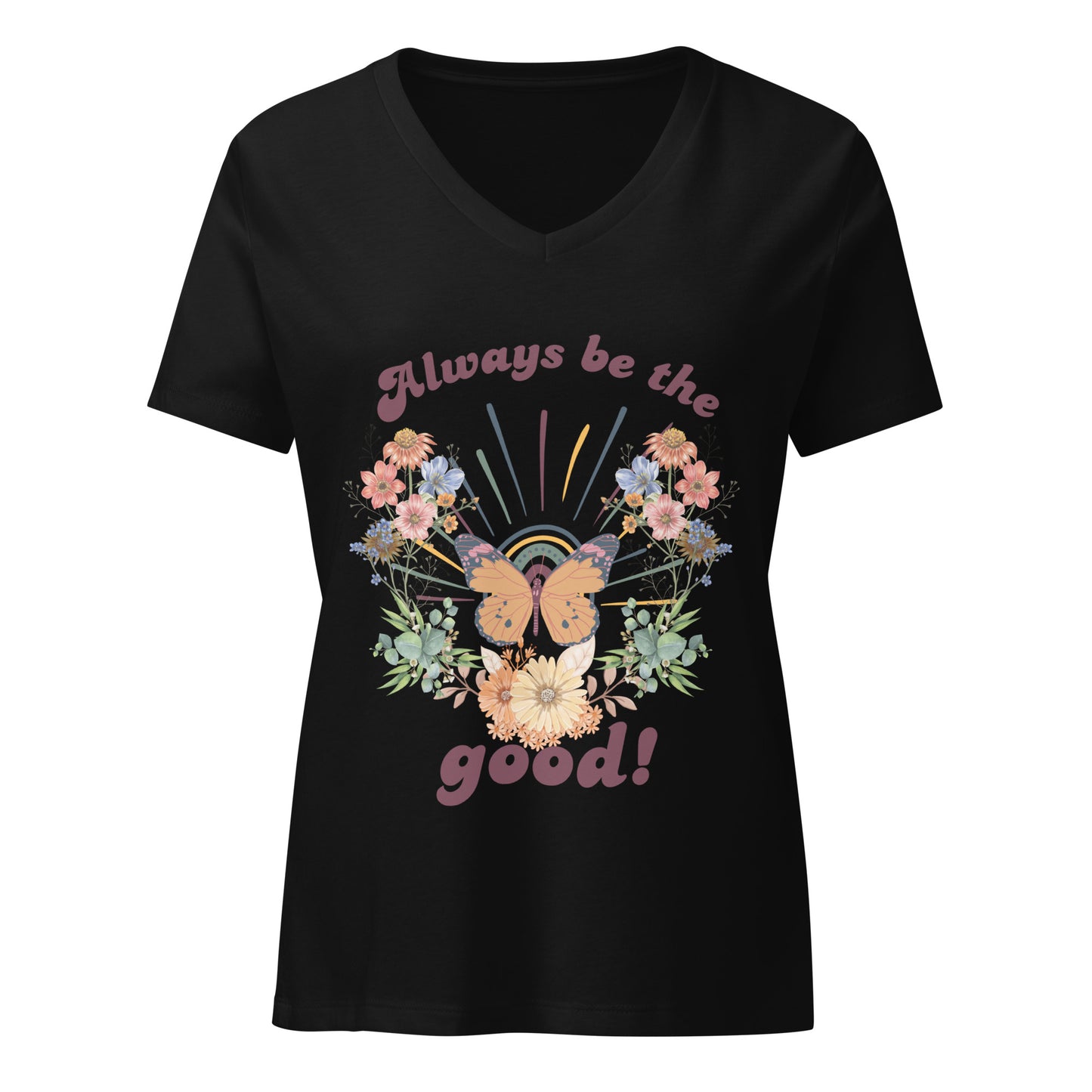 Be the Good Women’s relaxed v-neck t-shirt