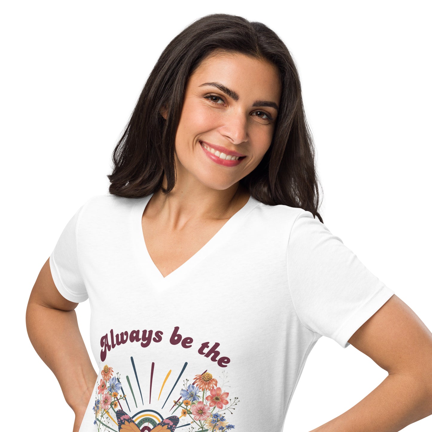 Be the Good Women’s relaxed v-neck t-shirt