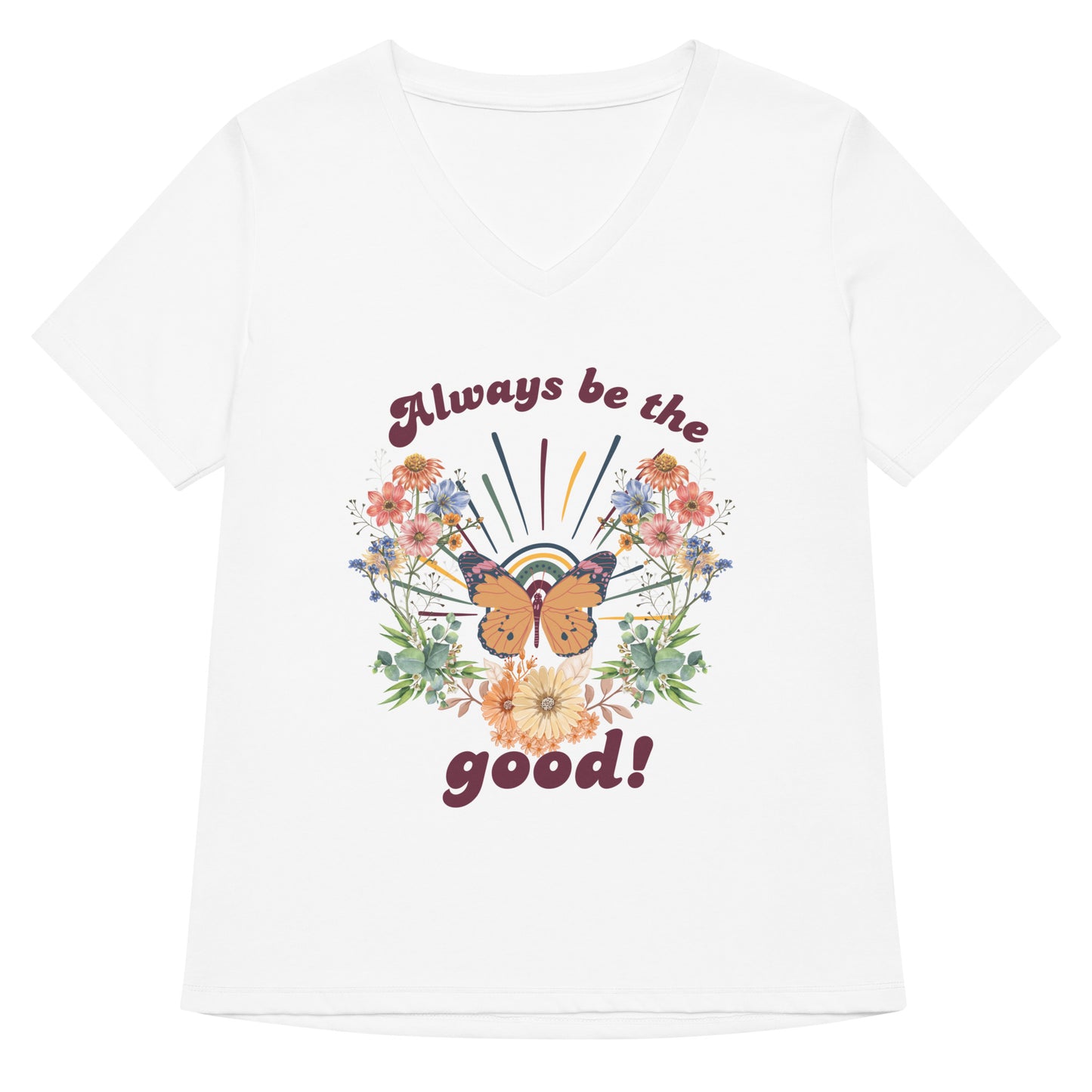 Be the Good Women’s relaxed v-neck t-shirt